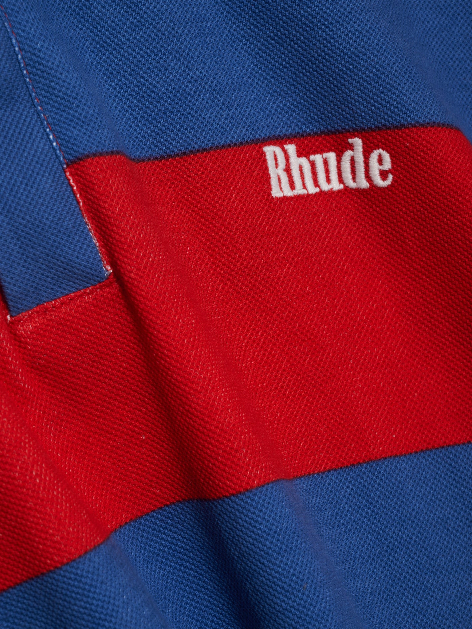 STRIPED PIQUE POLO