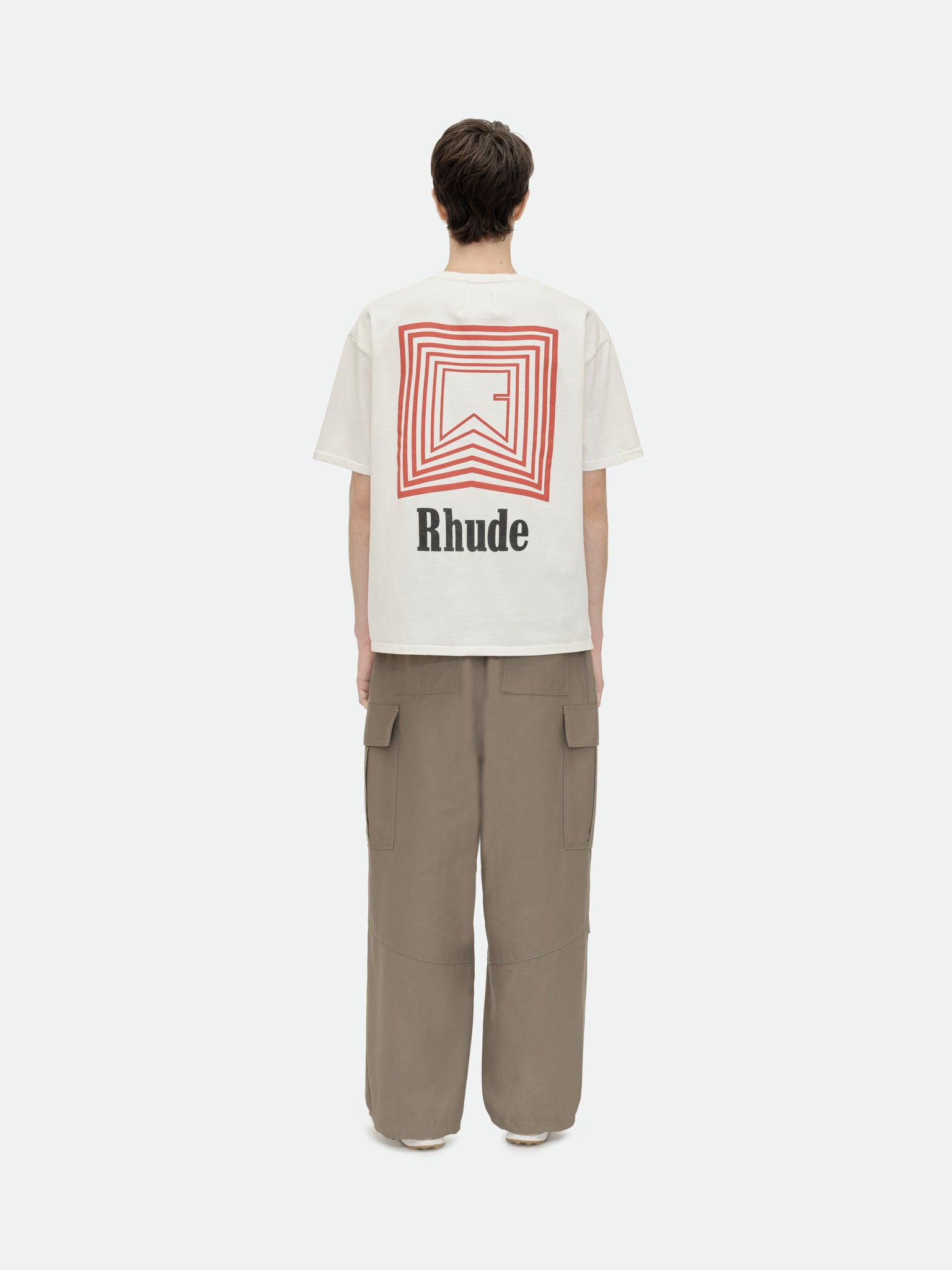 CHEVRON LOGO REPEAT TEE