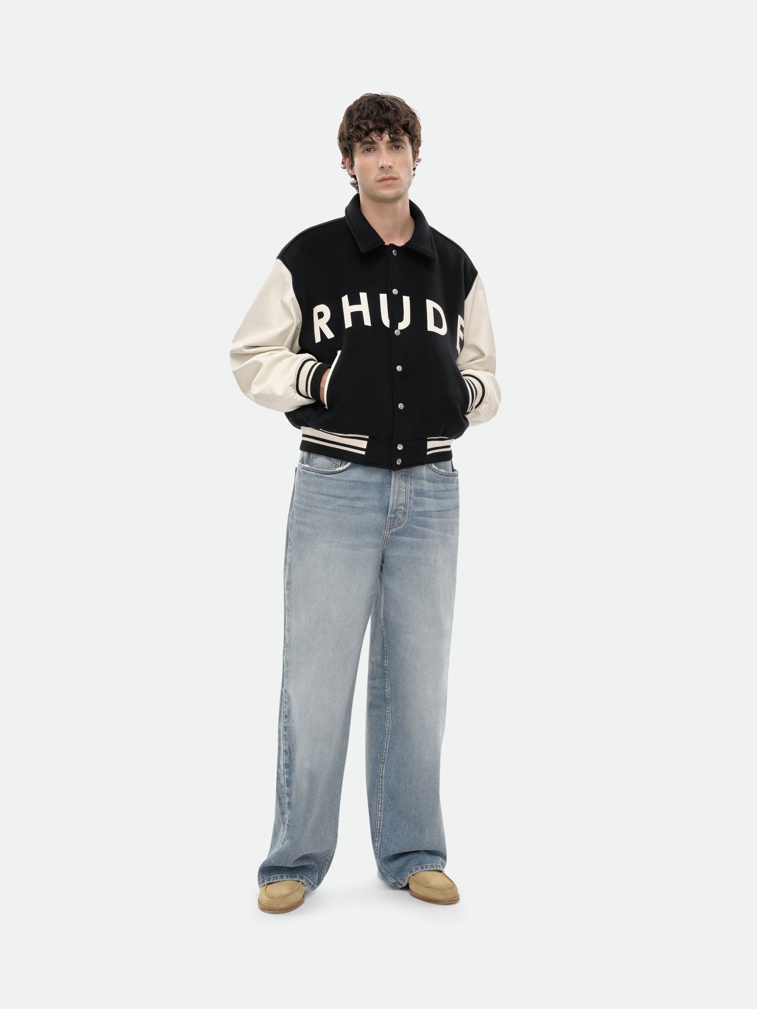 RHUDE COLLEGIATE VARSITY JACKET