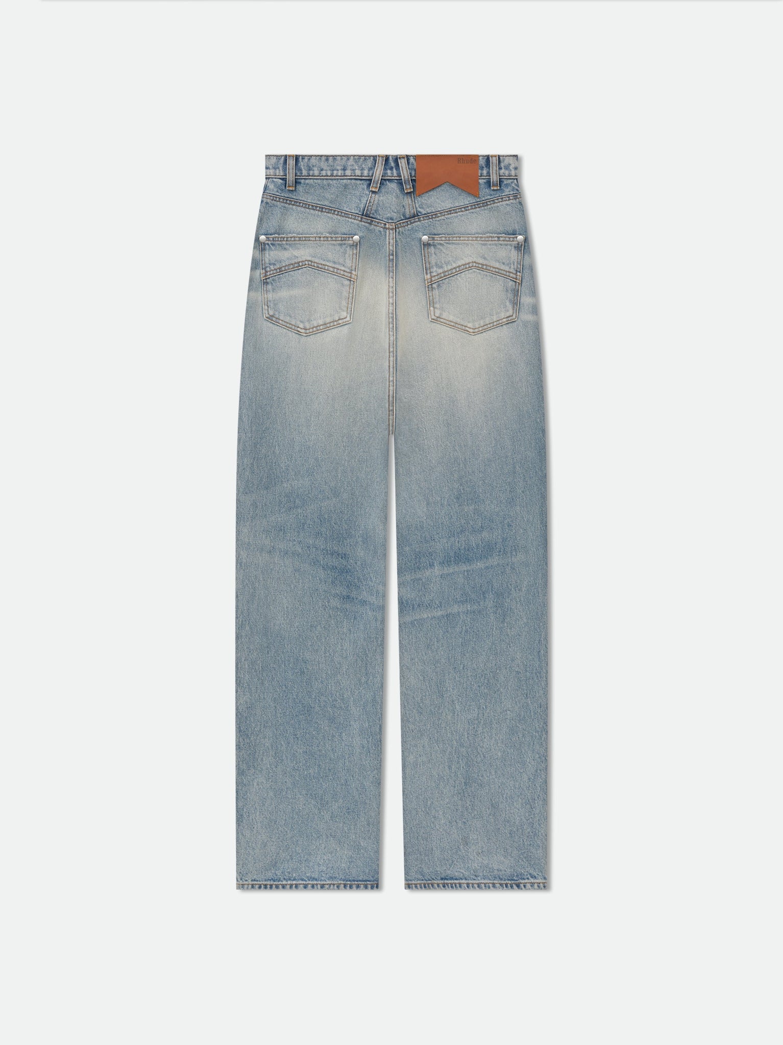 WIDE LEG TRAXEDO DENIM