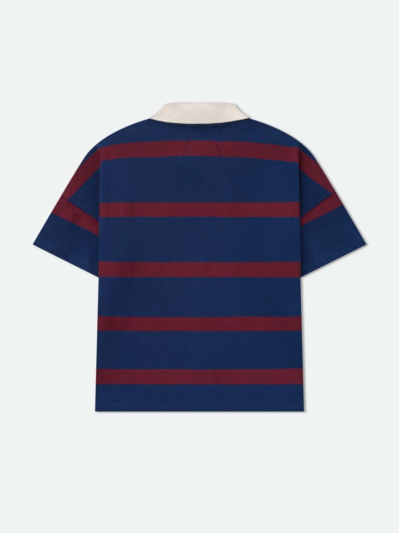 STRIPED PIQUE POLO
