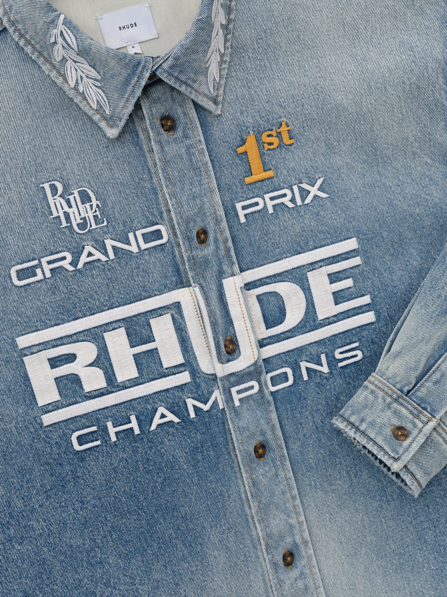 TIRE DENIM OVERSHIRT
