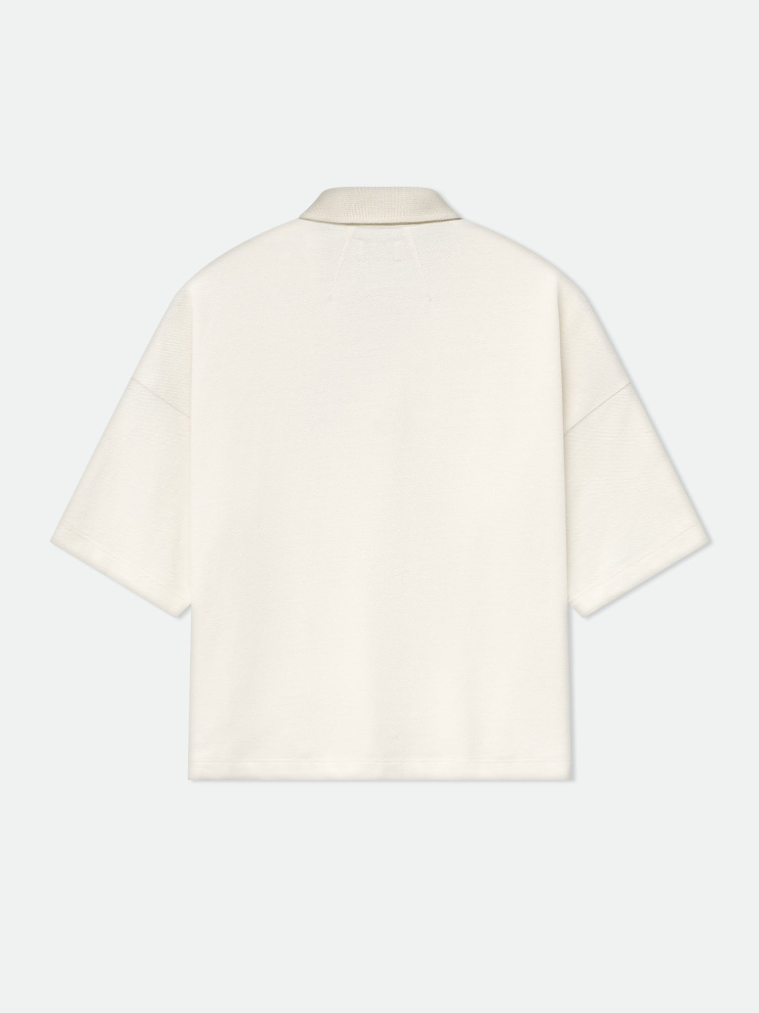 PIQUE BOXY POLO SHIRT