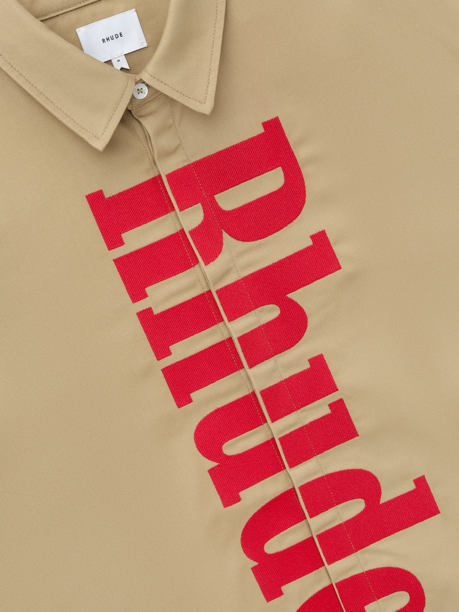 RHUDE VERT LOGO SHIRT