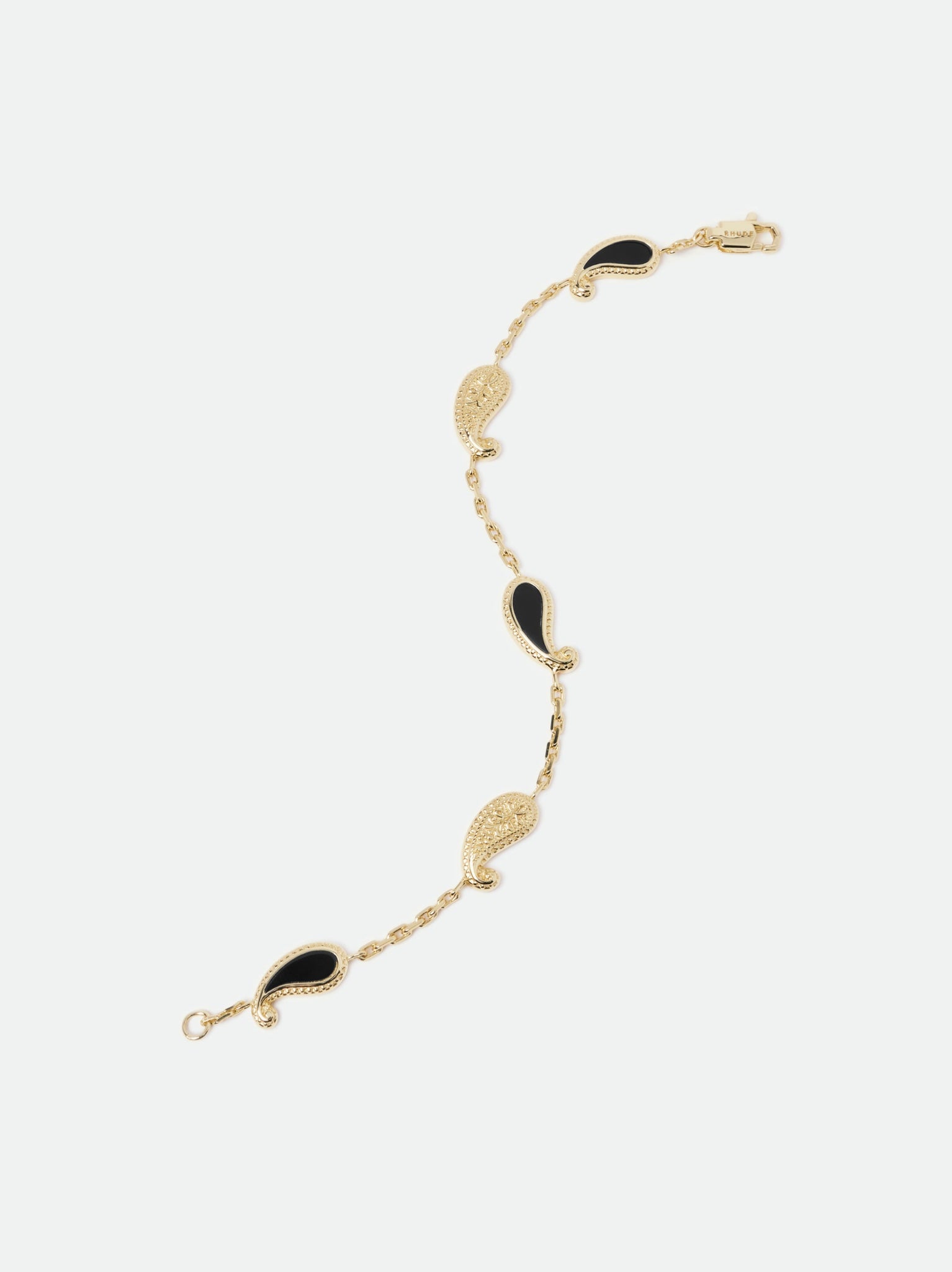 TEARS OF JOY BRACELET — 14K YELLOW GOLD/ONYX